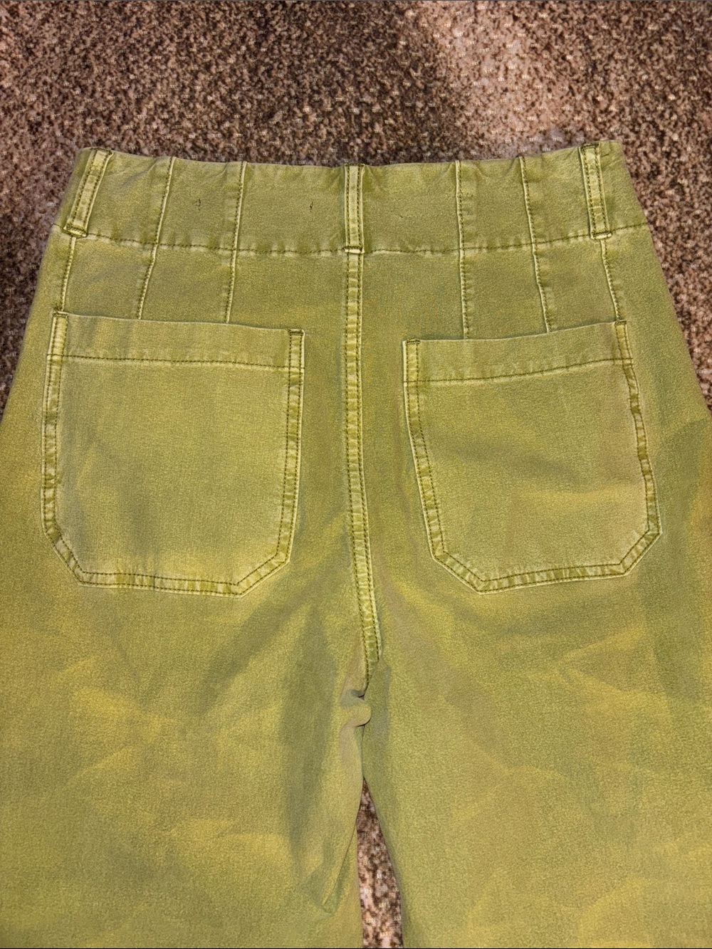 Pilcro The Skipper Olive Green Jeans Size 27 EUC - Picture 10 of 14
